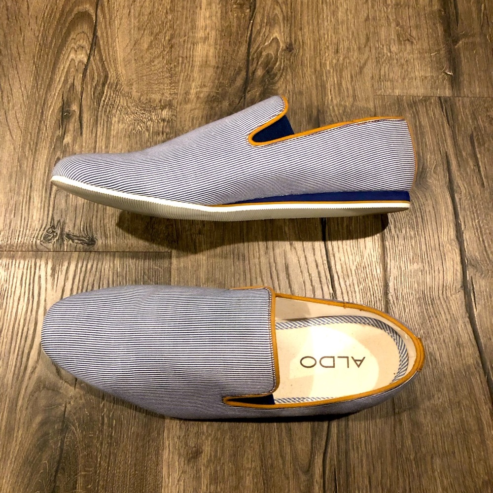Men’s Aldo canvas slip on loafer (size: 10:43)